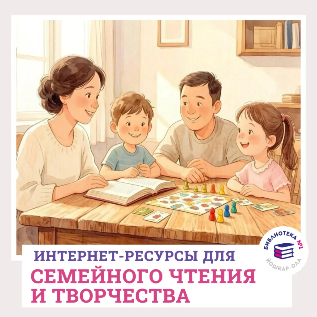 Читаем активно, творим креативно: интернет-ресурсы для семейного чтения и творчества